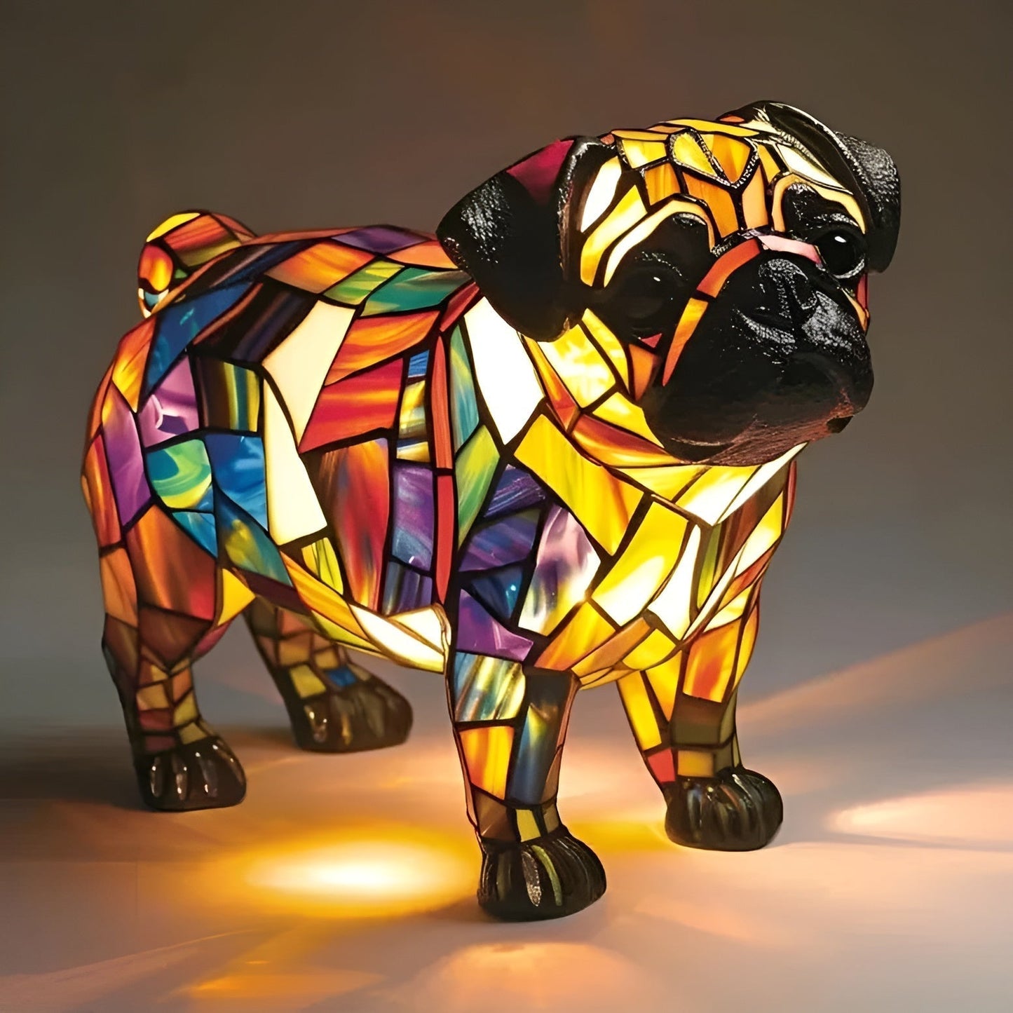 Fluffy – Lampă decorativă mozaic în formă de cățel