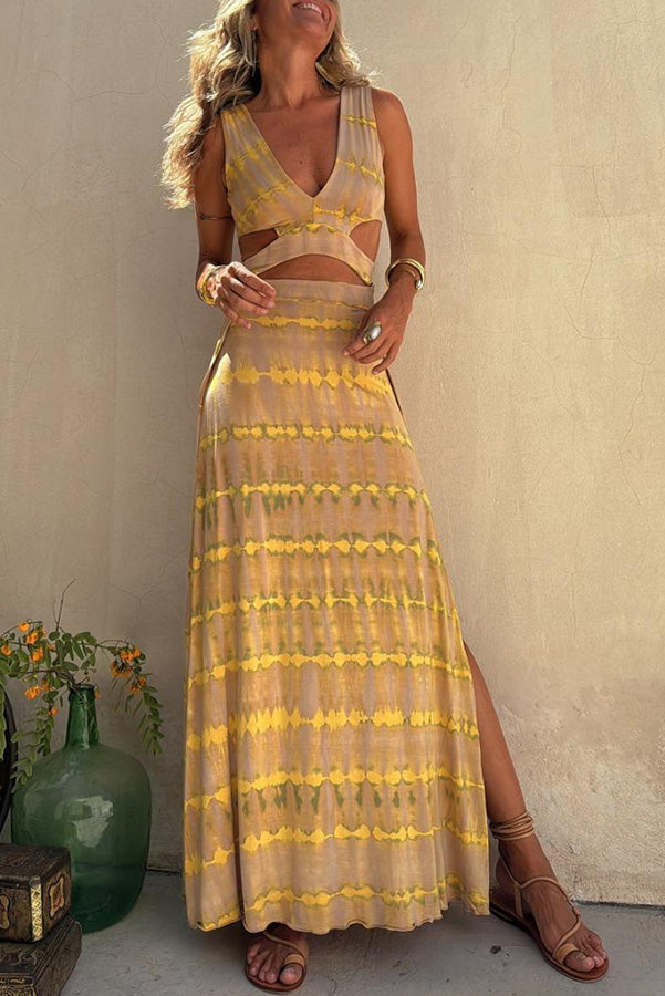 Bianca - Rochie decoltată cu decupaje