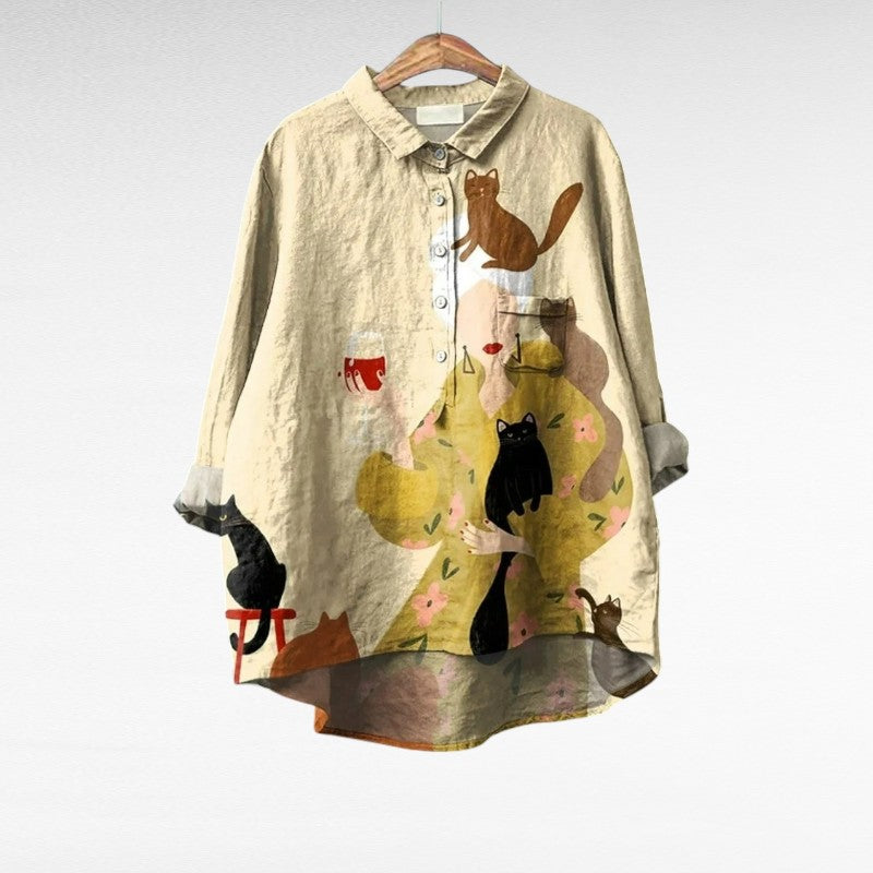Lifora - Blouse Vintage à la Mode