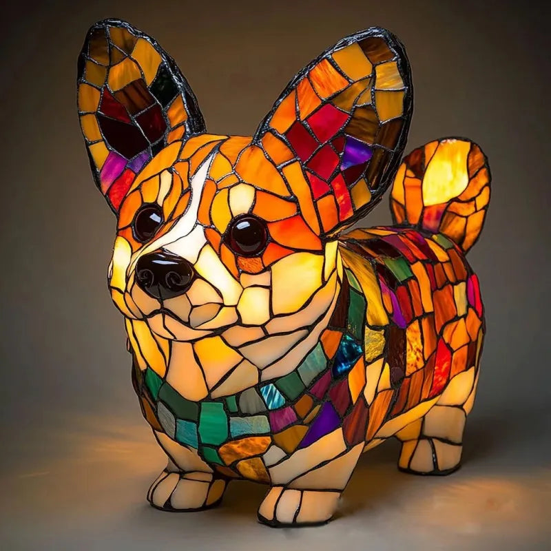 Pixi – Lampă decorativă mozaic în formă de cățel