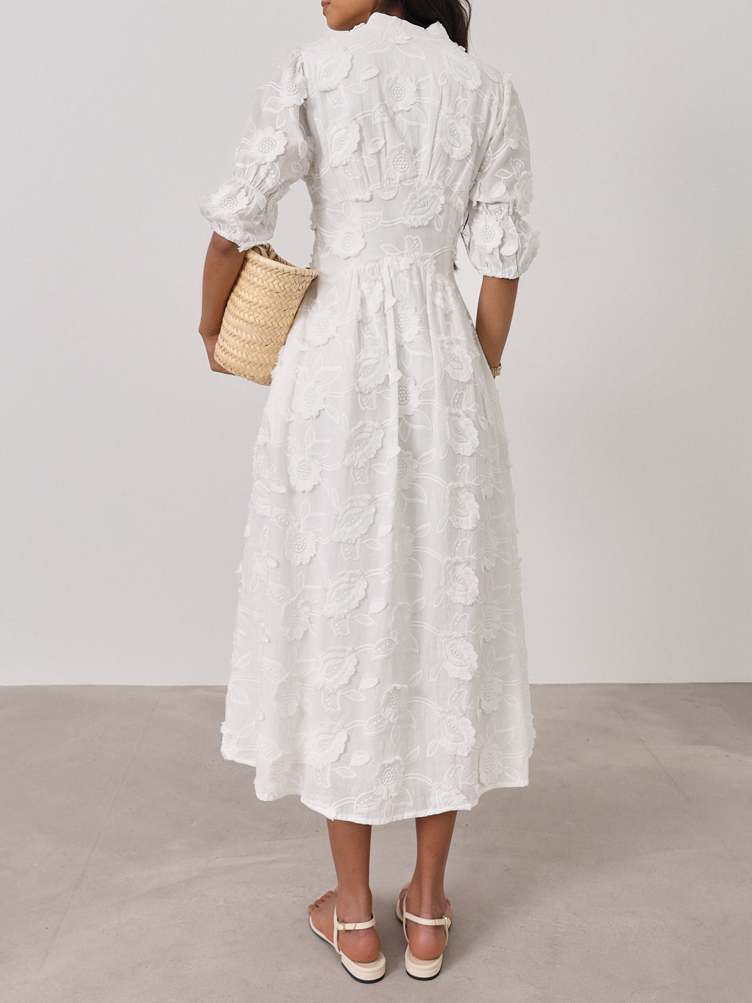 Beatriz - Rochie de vară brodată