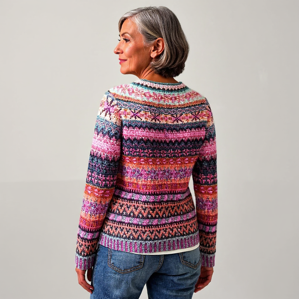 Simona – Pulover islandez lucrat manual