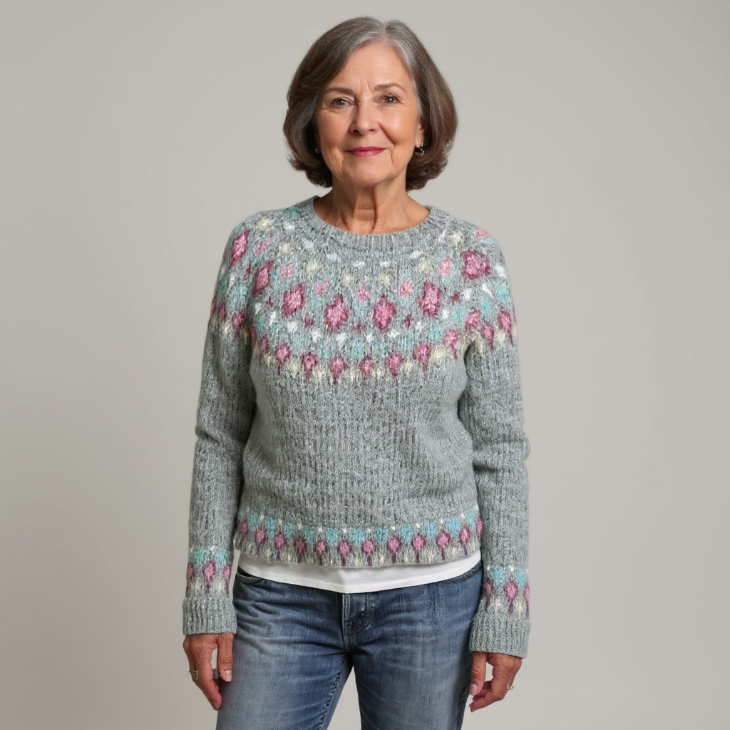 Mirela – Pulover islandez lucrat manual