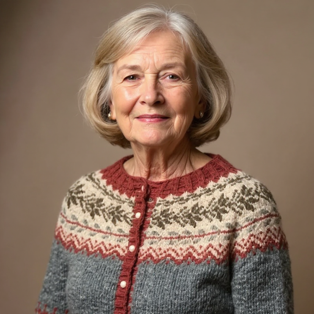 Claudia – Pulover islandez lucrat manual