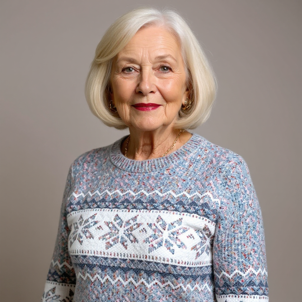 Monica – Pulover islandez lucrat manual