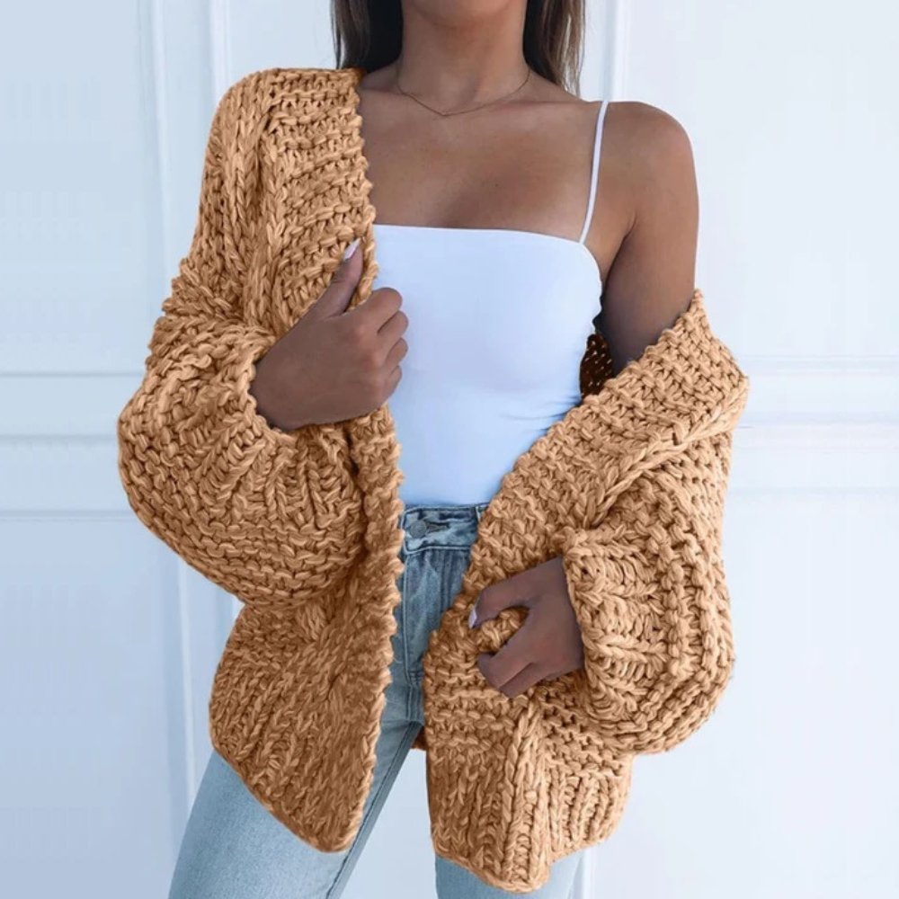 Eleanor - Cardigan tricotat gros și relaxat