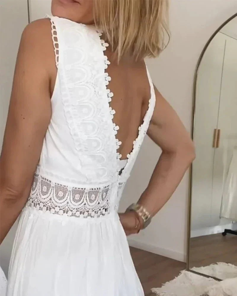 Sofia - Rochie de vară Rosalia lungă și elegantă