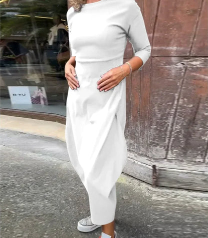 Cornelia – Rochie casual cu buzunare, confort și eleganță zilnică