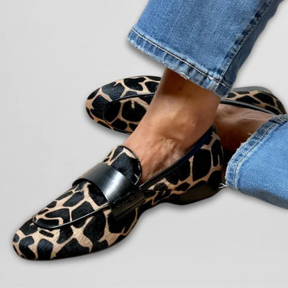 Sorina – Loafers cu imprimeu de girafă