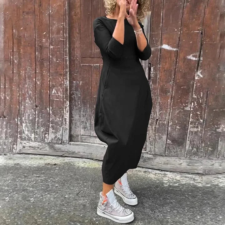 Cornelia – Rochie casual cu buzunare, confort și eleganță zilnică