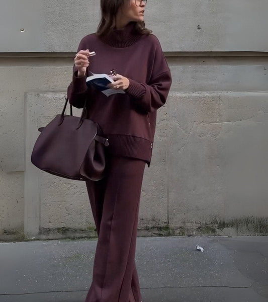 Clémence – Ansamblu tricotat elegant și versatil