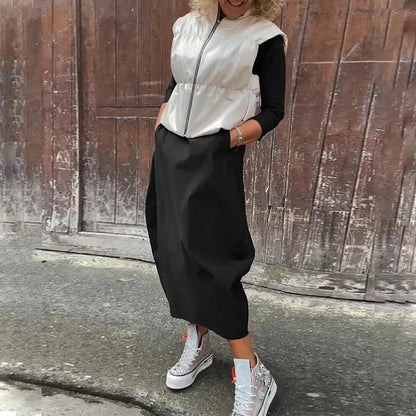 Cornelia – Rochie casual cu buzunare, confort și eleganță zilnică