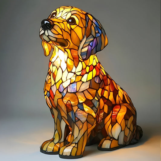 Nina – Lampă decorativă mozaic în formă de cățel