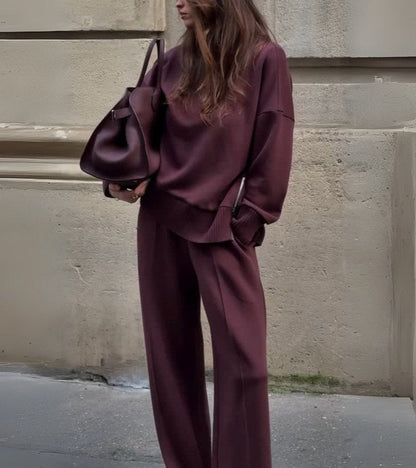 Clémence – Ansamblu tricotat elegant și versatil