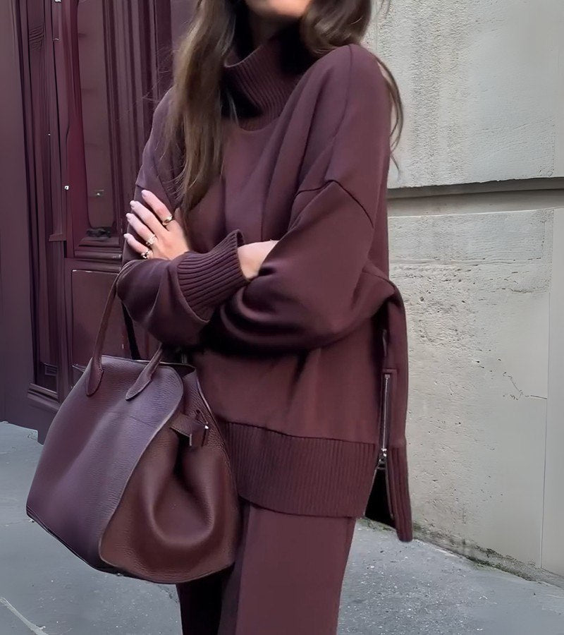Clémence – Ansamblu tricotat elegant și versatil