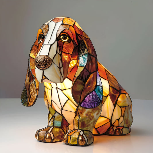 Dora – Lampă decorativă mozaic în formă de cățel