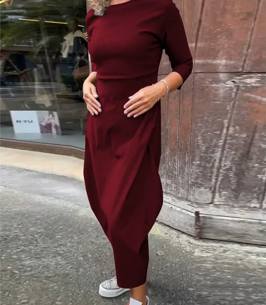 Cornelia – Rochie casual cu buzunare, confort și eleganță zilnică