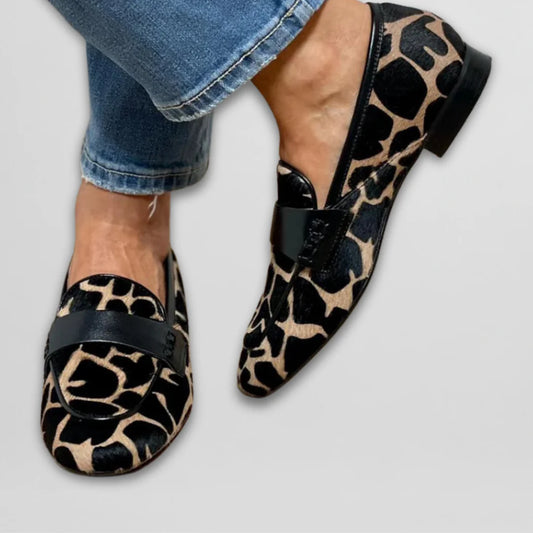 Sorina – Loafers cu imprimeu de girafă