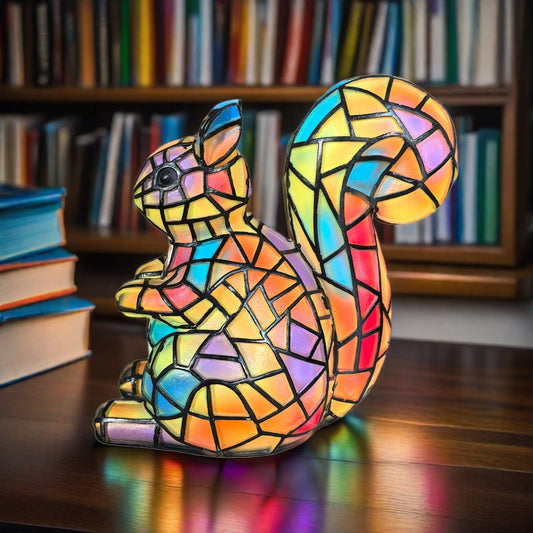 Rex – Lampă decorativă mozaic în formă de cățel