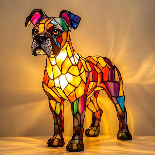 Zoe – Lampă decorativă mozaic în formă de cățel