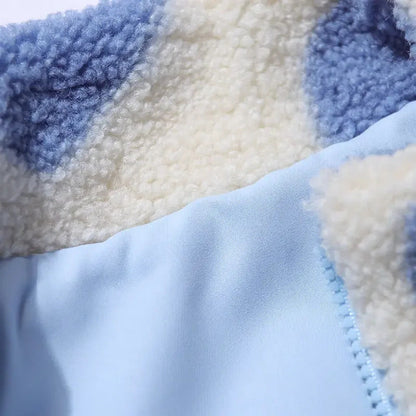 Sorina – Jachetă reversibilă cu imprimeu inimă