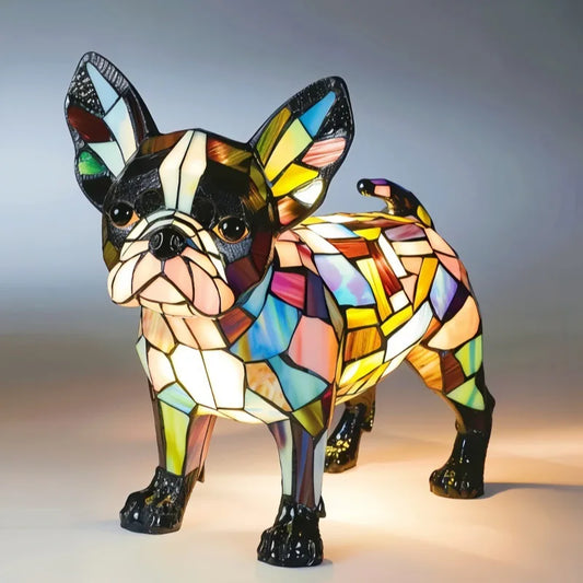 Daisy – Lampă decorativă mozaic în formă de cățel