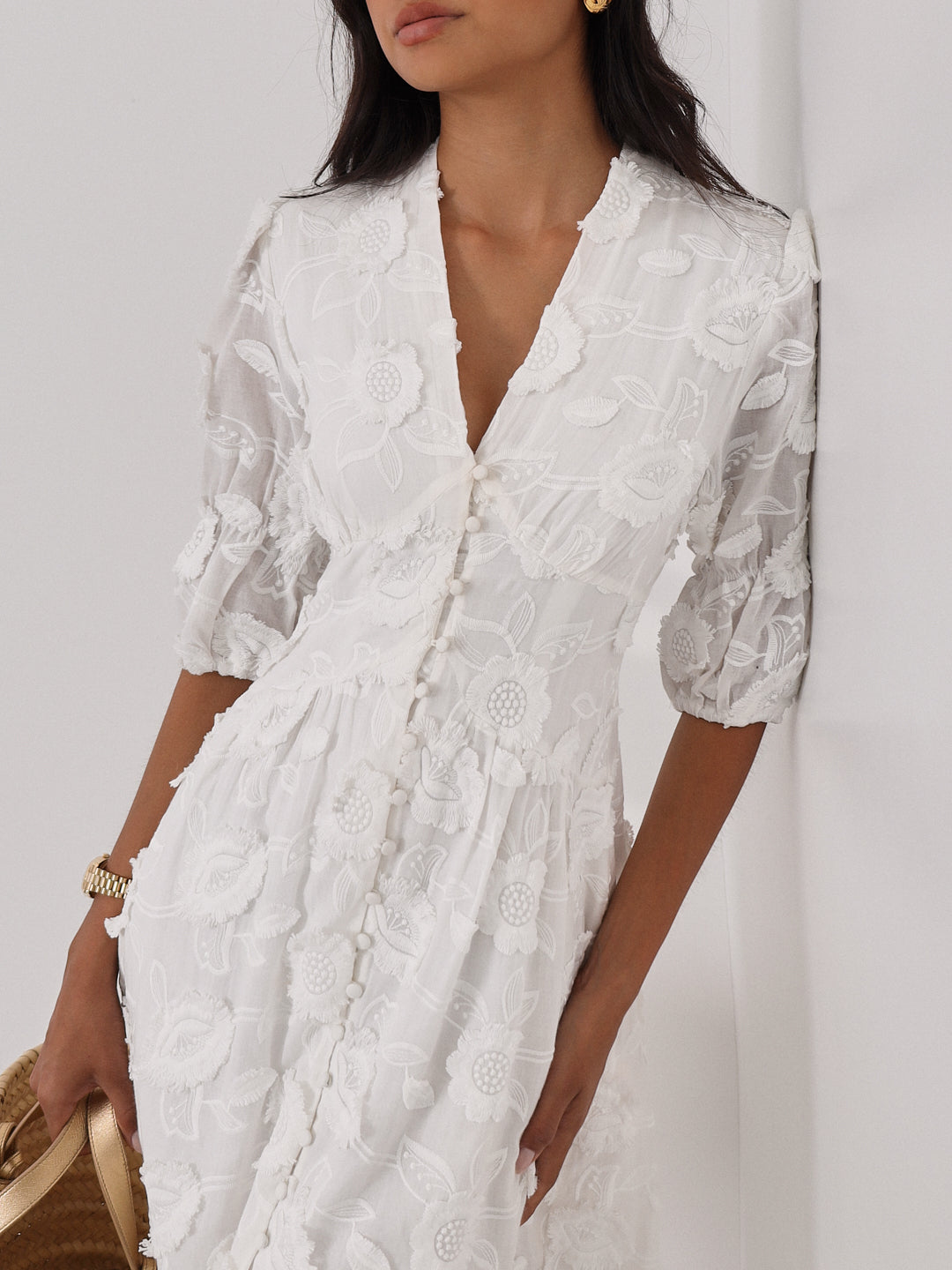 Beatriz - Rochie de vară brodată