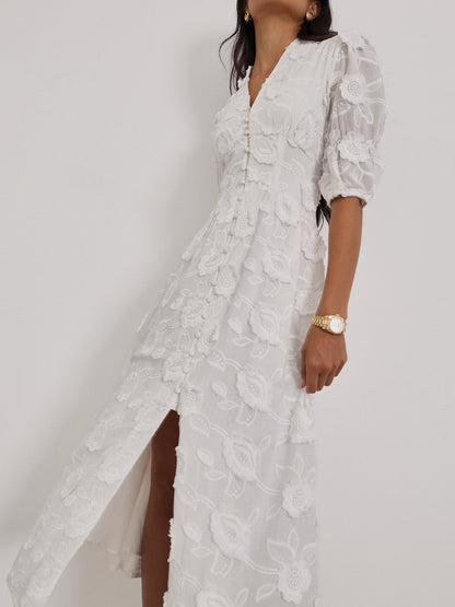 Beatriz - Rochie de vară brodată