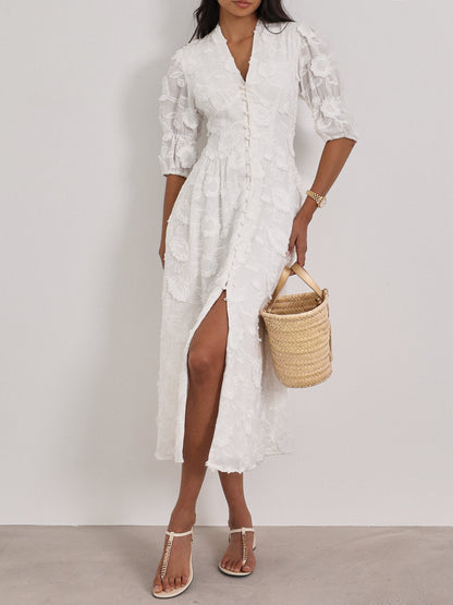 Beatriz - Rochie de vară brodată