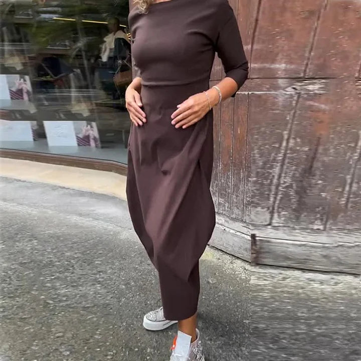 Cornelia – Rochie casual cu buzunare, confort și eleganță zilnică