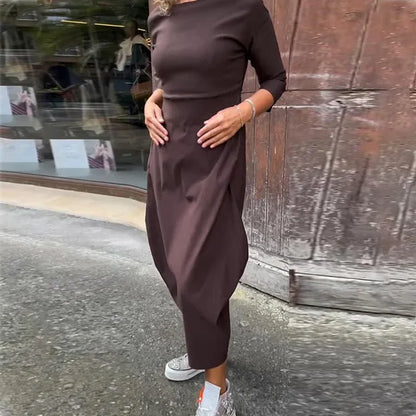 Cornelia – Rochie casual cu buzunare, confort și eleganță zilnică