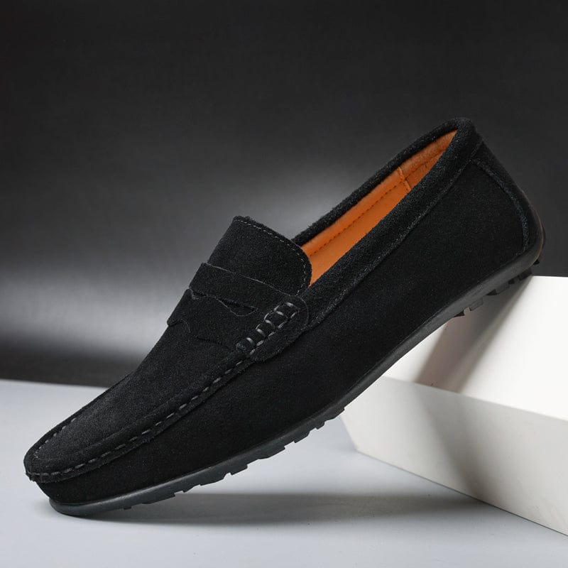 Lifora - Mocasini din piele întoarsă