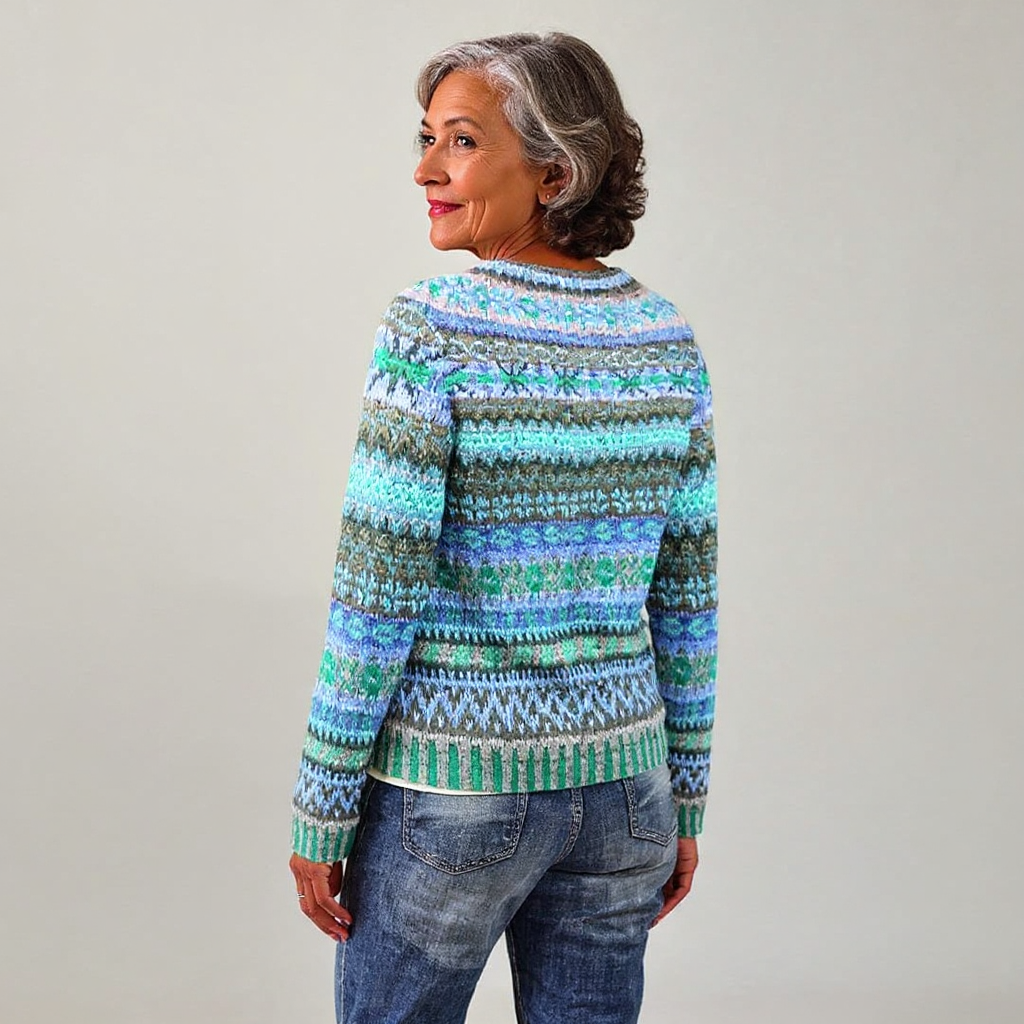 Larisa – Pulover islandez lucrat manual