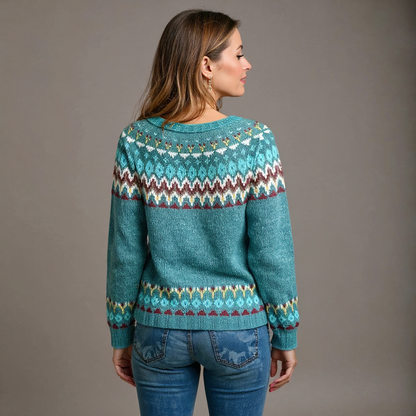 Georgiana – Pulover islandez lucrat manual