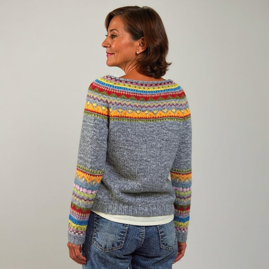 Adina – Pulover islandez lucrat manual