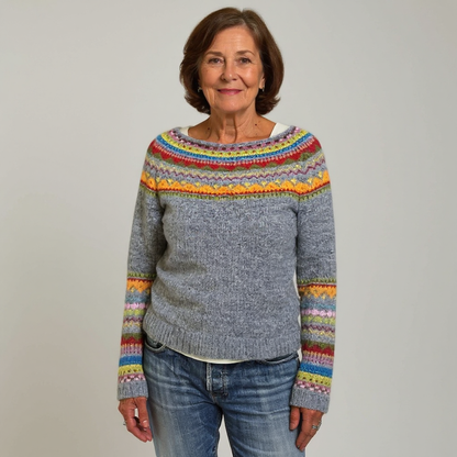 Adina – Pulover islandez lucrat manual