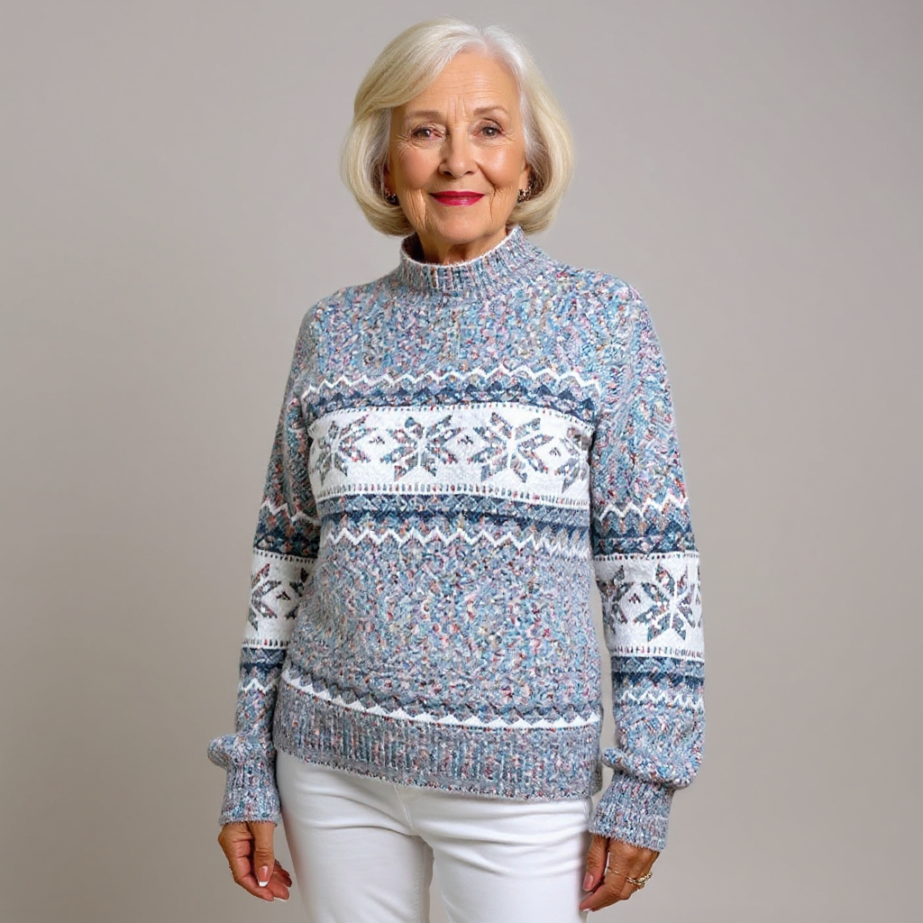 Monica – Pulover islandez lucrat manual