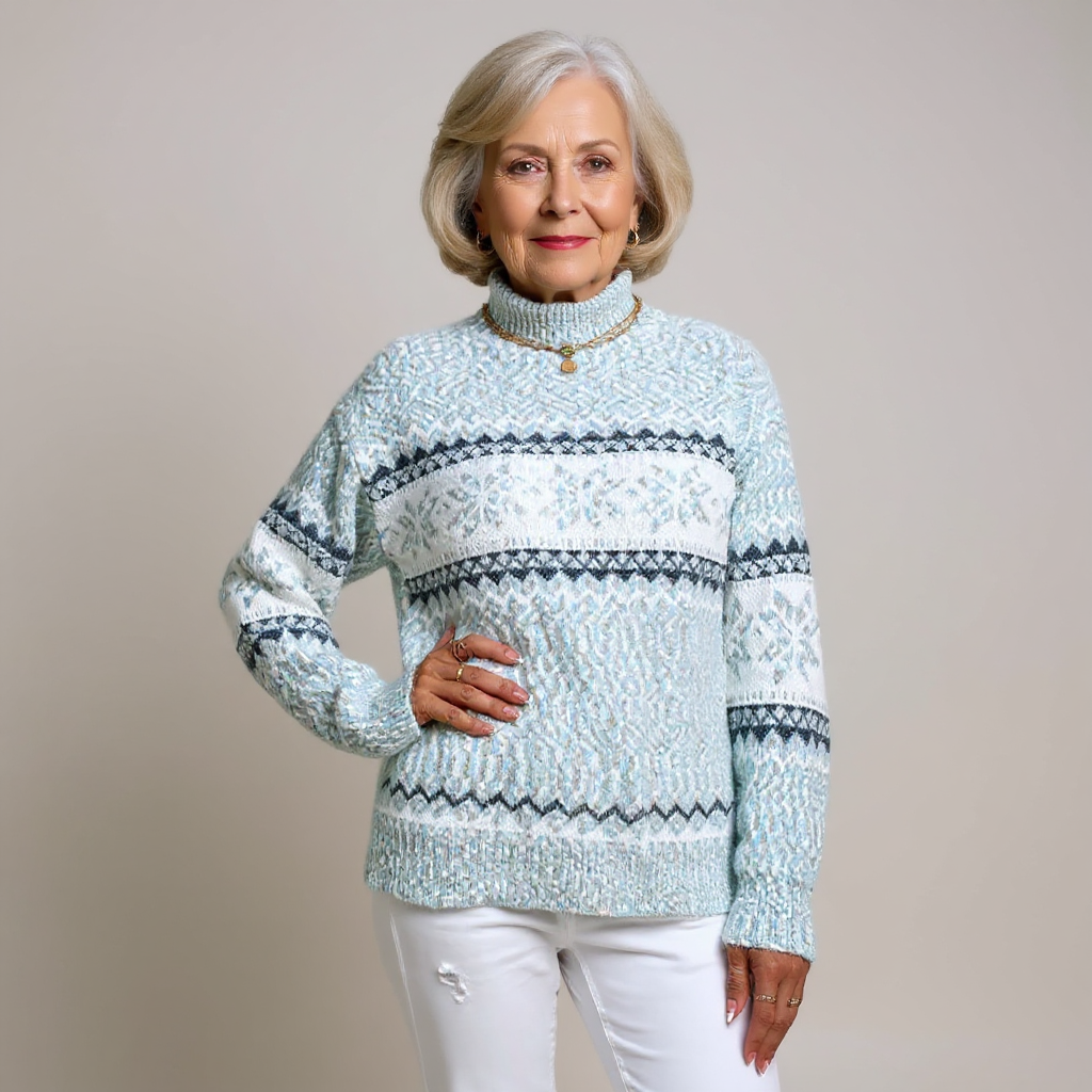 Monica – Pulover islandez lucrat manual