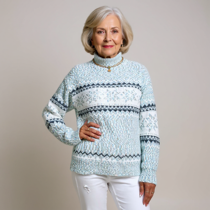 Monica – Pulover islandez lucrat manual