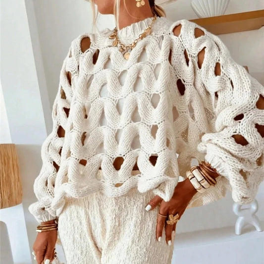 Asuman – Pantaloni casual cu talie înaltă și croi drept