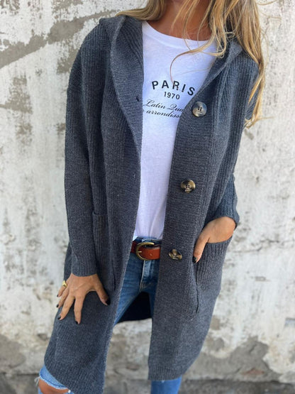 Tara – Cardigan lung și comod: eleganță și finețe absolută