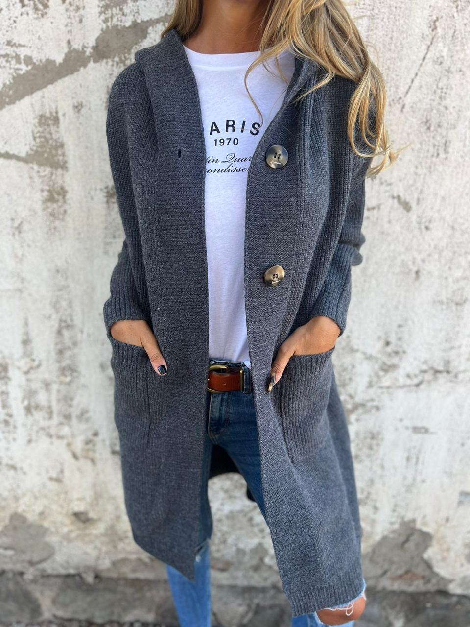 Tara – Cardigan lung și comod: eleganță și finețe absolută