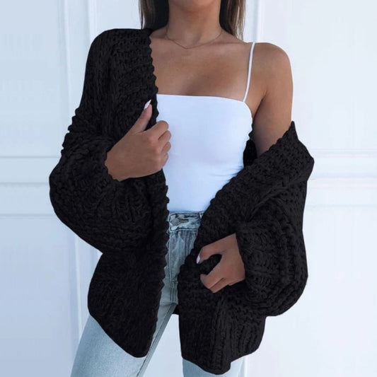 Eleanor - Cardigan tricotat gros și relaxat