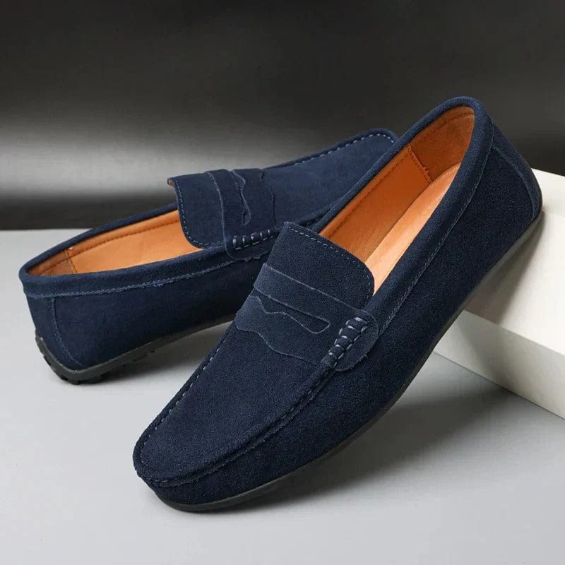 Lifora - Mocasini din piele întoarsă