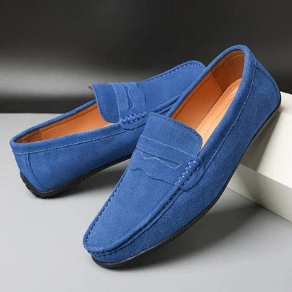 Lifora - Mocasini din piele întoarsă
