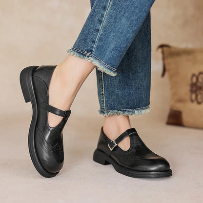 Charlotte - Mary Janes elegante din piele