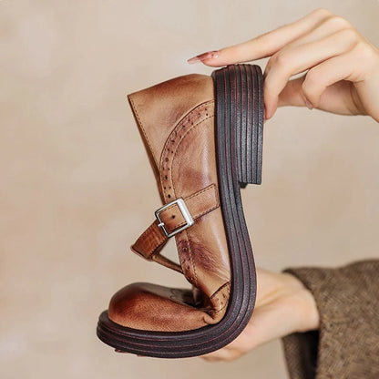 Charlotte - Mary Janes elegante din piele