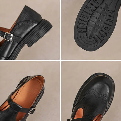 Charlotte - Mary Janes elegante din piele