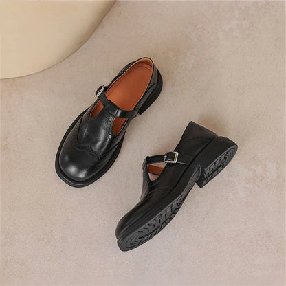 Charlotte - Mary Janes elegante din piele