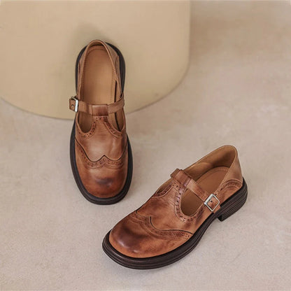 Charlotte - Mary Janes elegante din piele